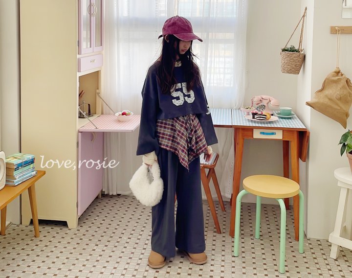 Love Rosie - Korean Children Fashion - #prettylittlegirls - Girl Group Wide Fleece Set - 3