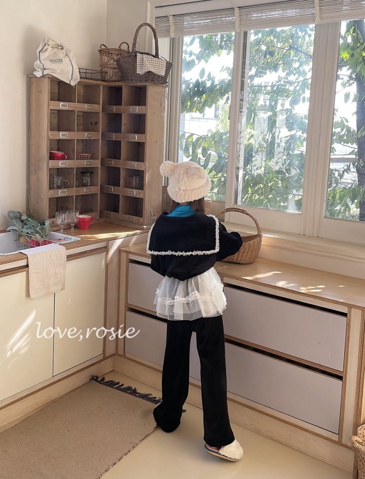 Love Rosie - Korean Children Fashion - #stylishchildhood - Sailor Collar Velour Set - 8