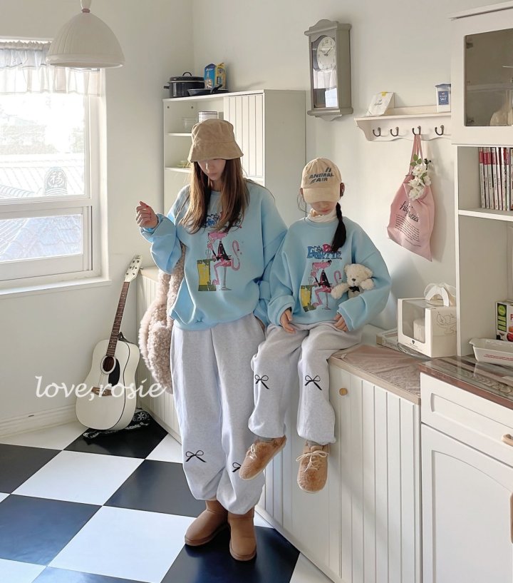 Love Rosie - Korean Women Fashion - #momslook - Ribbon Fleece Jogger Pants (Mom) - 9