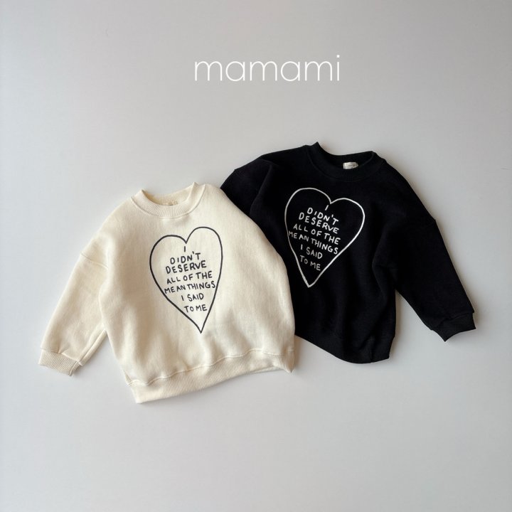 Mamami - Korean Children Fashion - #Kfashion4kids - Heart Heart Sweatshirt