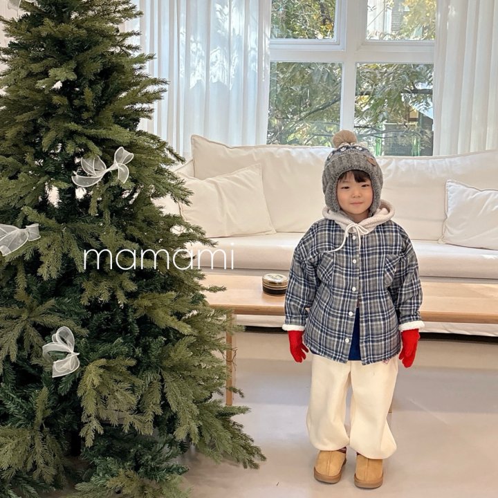 Mamami - Korean Children Fashion - #Kfashion4kids - Teddy Check Jacket - 3