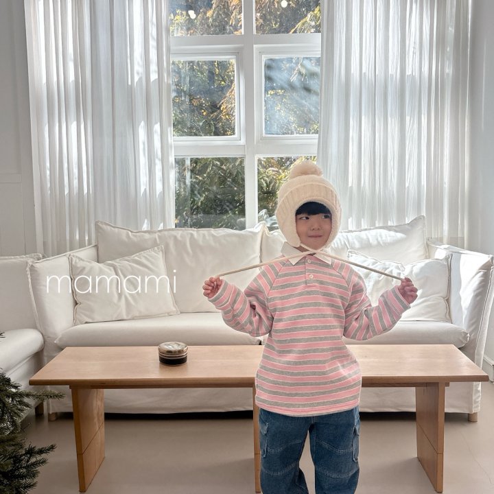 Mamami - Korean Children Fashion - #childofig - Harmony Collar Tee - 10
