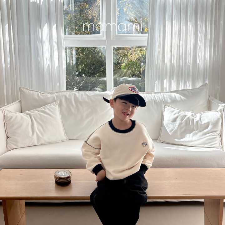Mamami - Korean Children Fashion - #childofig - Signature Stitch Sweatshirt - 5