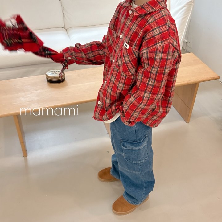 Mamami - Korean Children Fashion - #childrensboutique - Merry Check Shirt - 7