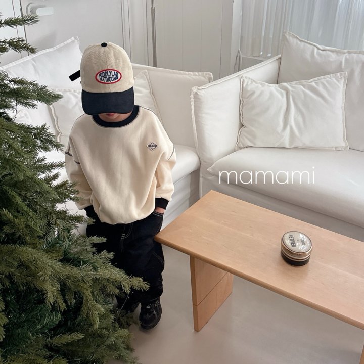 Mamami - Korean Children Fashion - #childrensboutique - Signature Stitch Sweatshirt - 6
