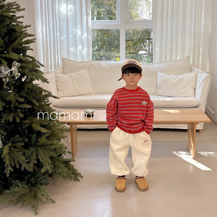 Mamami - Korean Children Fashion - #designkidswear - Tone Up Stripe Sweatshirt (Junior) - 3