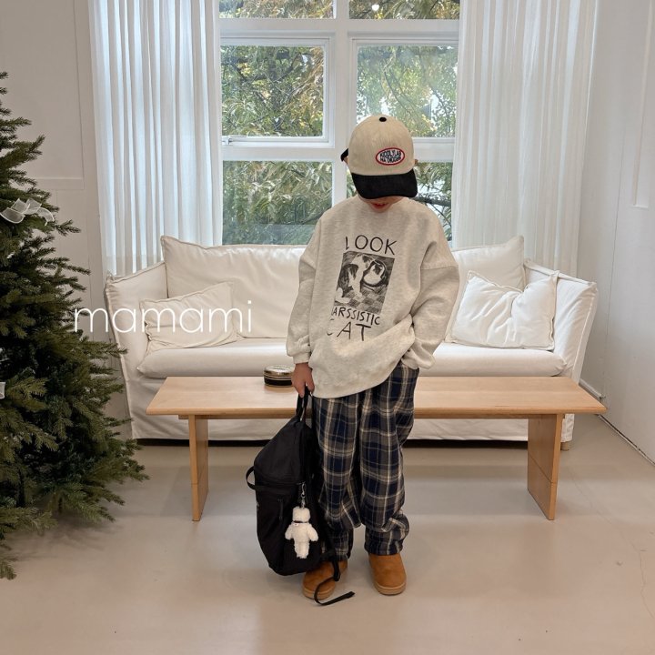 Mamami - Korean Children Fashion - #designkidswear - Cozy Check Pants - 10