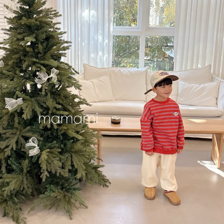 Mamami - Korean Children Fashion - #designkidswear - Tone Up Stripe Sweatshirt (Junior) - 4