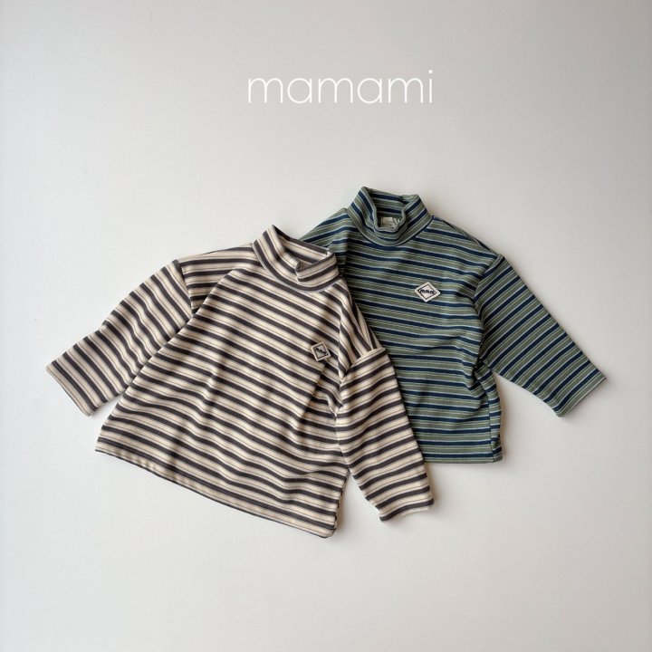 Mamami - Korean Children Fashion - #discoveringself - Mellow Multi Turtleneck Tee