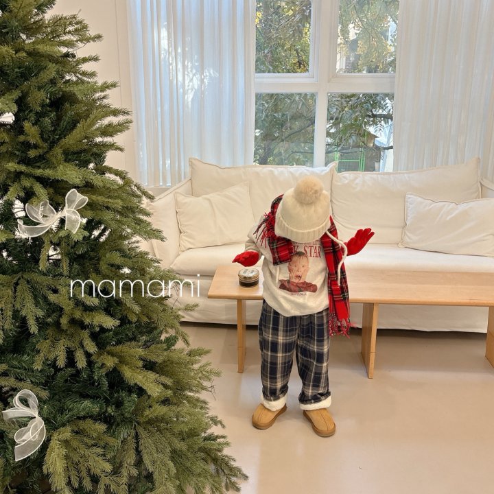 Mamami - Korean Children Fashion - #discoveringself - Cozy Check Pants - 11