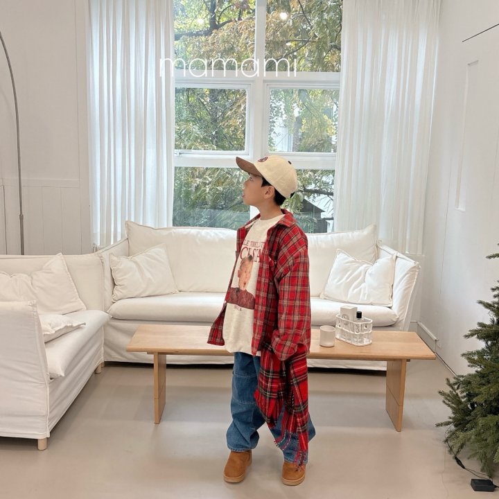 Mamami - Korean Children Fashion - #discoveringself - Merry Check Shirt - 9