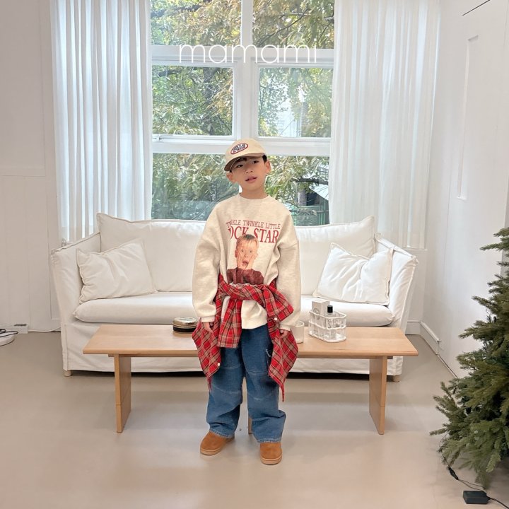 Mamami - Korean Children Fashion - #discoveringself - Thing Cargo Denim Pants - 3