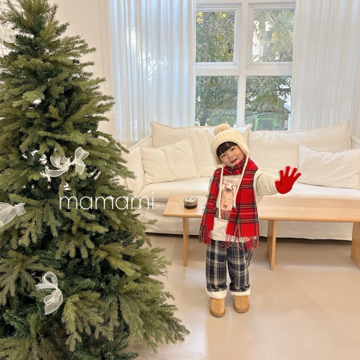 Mamami - Korean Children Fashion - #fashionkids - Cozy Check Pants - 12