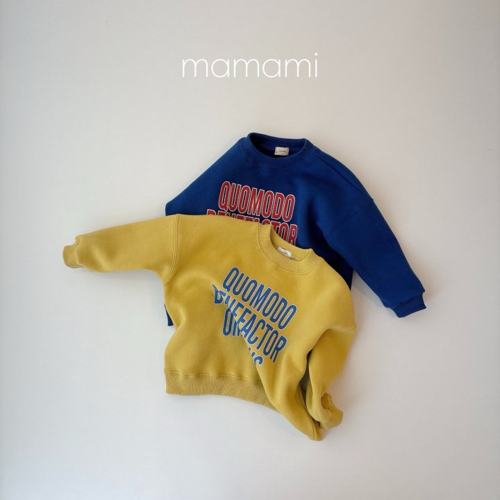 Mamami - Korean Children Fashion - #kidsshorts - Play Color Sweatshirt
