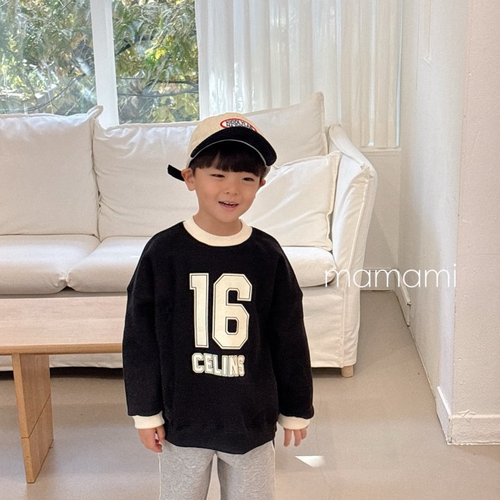 Mamami - Korean Children Fashion - #kidzfashiontrend - Celline Number Sweatshirt - 8