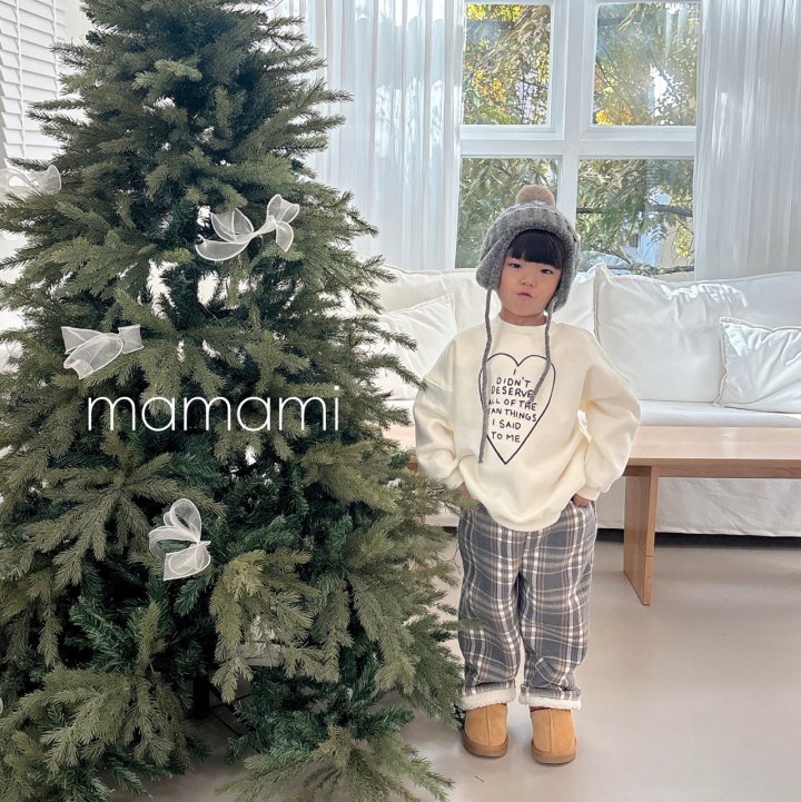 Mamami - Korean Children Fashion - #littlefashionista - Cozy Check Pants - 3