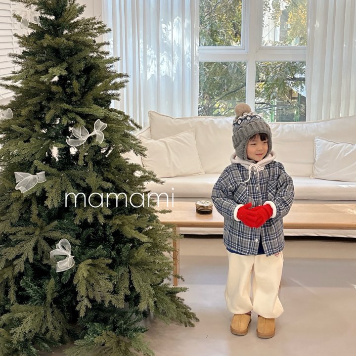 Mamami - Korean Children Fashion - #Kfashion4kids - Teddy Check Jacket - 4
