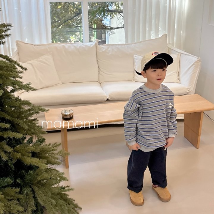 Mamami - Korean Children Fashion - #magicofchildhood - Tone Up Stripe Sweatshirt (Junior) - 11