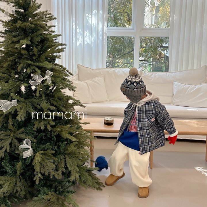 Mamami - Korean Children Fashion - #magicofchildhood - Teddy Check Jacket - 5