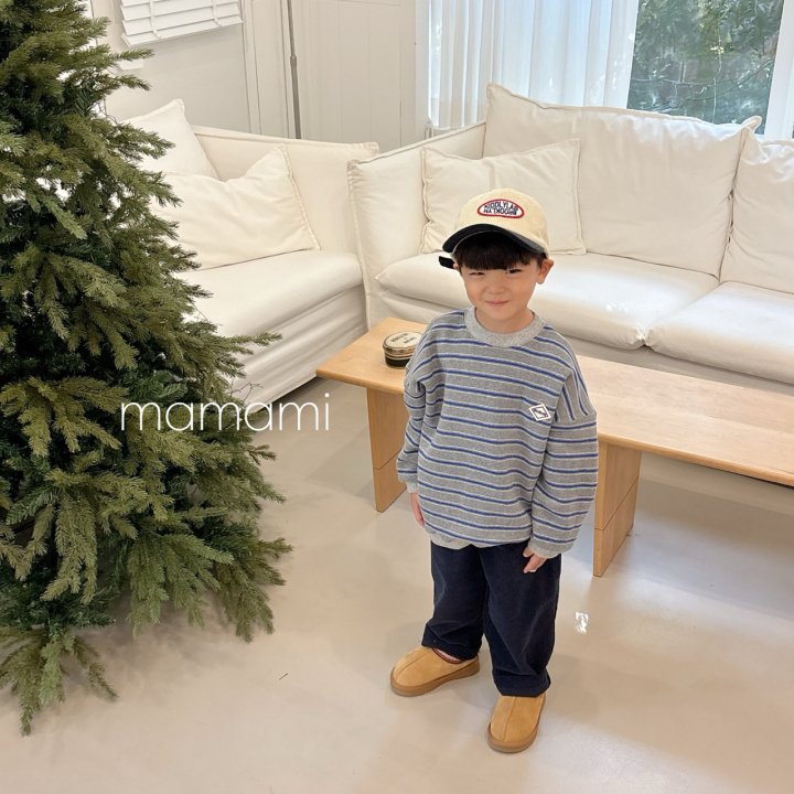 Mamami - Korean Children Fashion - #minifashionista - Tone Up Stripe Sweatshirt (Junior) - 12