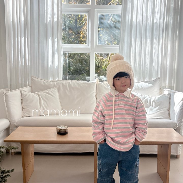 Mamami - Korean Children Fashion - #minifashionista - Harmony Collar Tee - 8