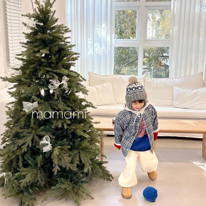 Mamami - Korean Children Fashion - #minifashionista - Teddy Check Jacket - 6
