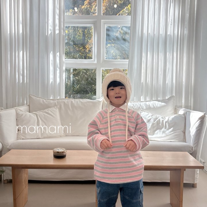 Mamami - Korean Children Fashion - #prettylittlegirls - Harmony Collar Tee - 9