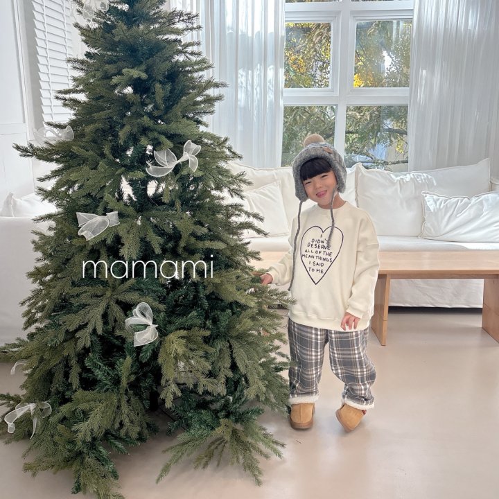 Mamami - Korean Children Fashion - #prettylittlegirls - Cozy Check Pants - 6