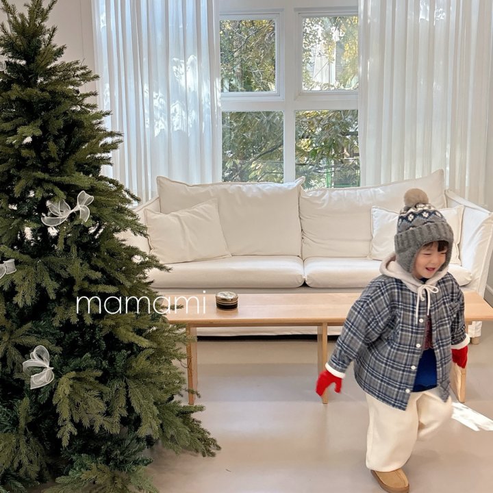 Mamami - Korean Children Fashion - #prettylittlegirls - Teddy Check Jacket - 7