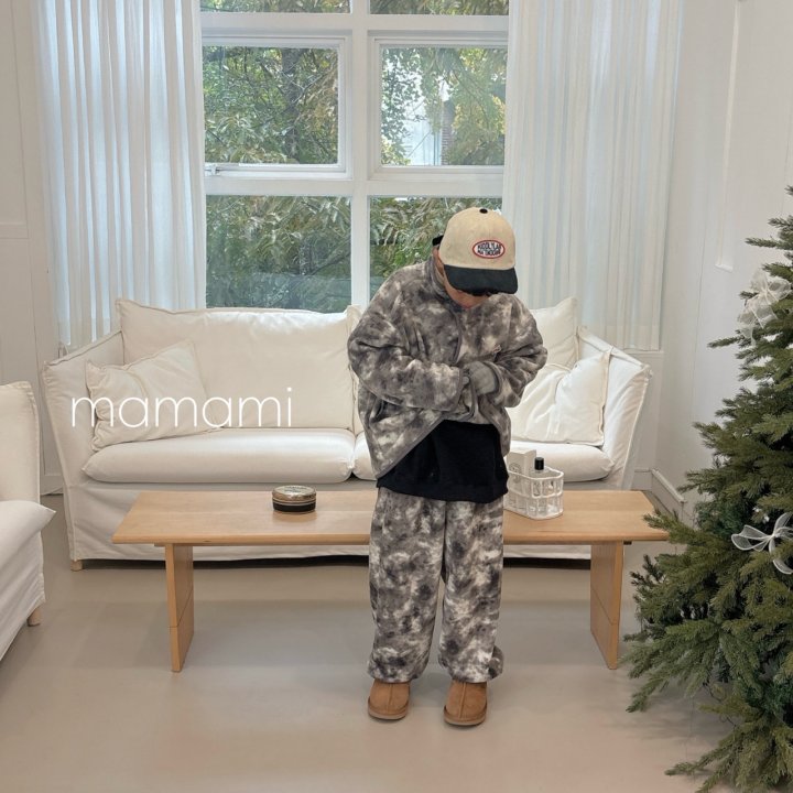 Mamami - Korean Children Fashion - #stylishchildhood - Water Printed Fleece Pants - 3