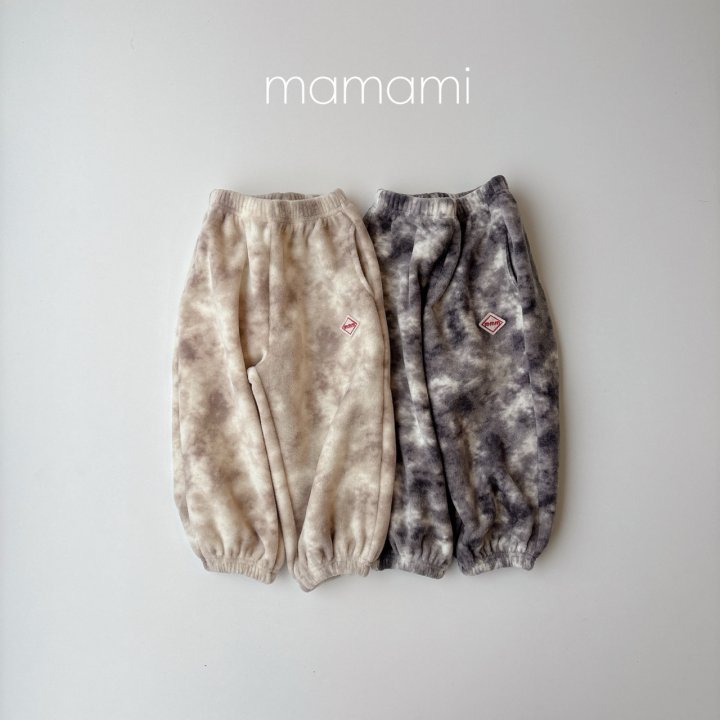 Mamami - Korean Children Fashion - #todddlerfashion - Water Printed Fleece Pants