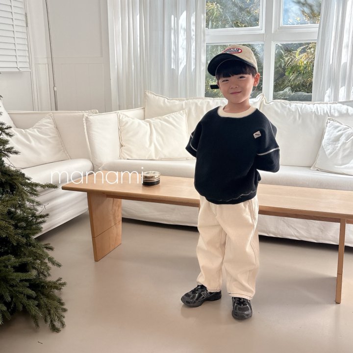 Mamami - Korean Children Fashion - #toddlerclothing - Warm Stitch Pants - 12