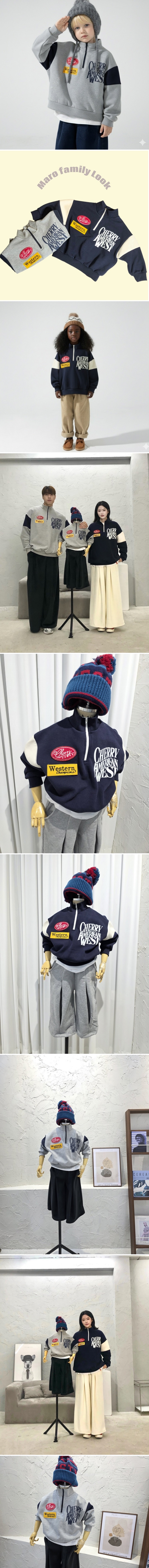 Maro - Korean Children Fashion - #Kfashion4kids - Western Zipper Anorak