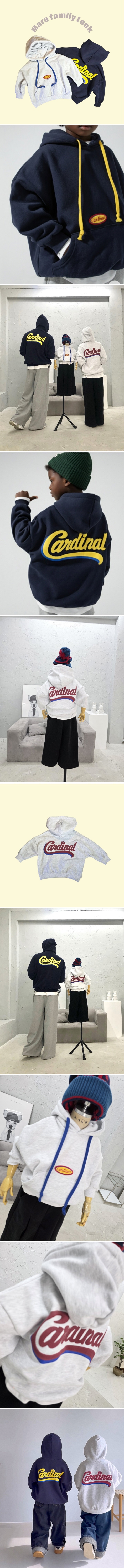 Maro - Korean Women Fashion - #momslook - Cardinal Hoodie (Adult)