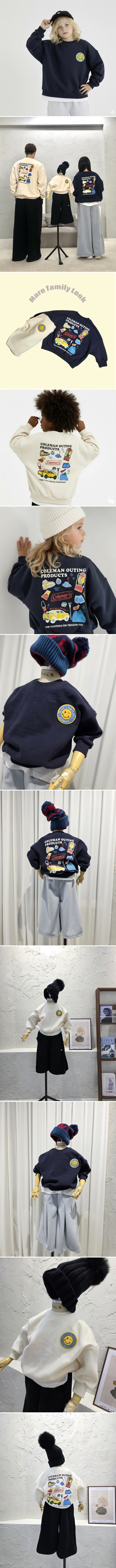 Maro - Korean Women Fashion - #restrostyle - Outing Sweatshirt (Adult)