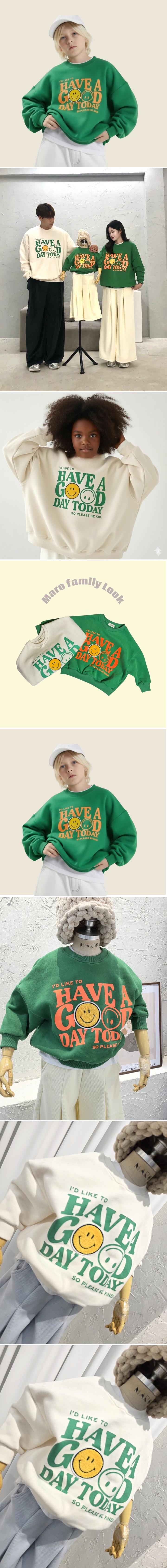 Maro - Korean Women Fashion - #womensfashion - Like Day Sweatshirt (Adult)