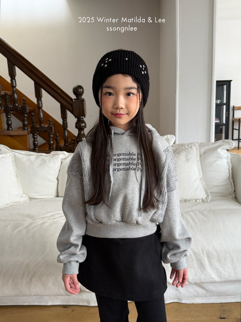 Matilda & Lee - Korean Children Fashion - #Kfashion4kids - Knit Layered Hoodie - 5