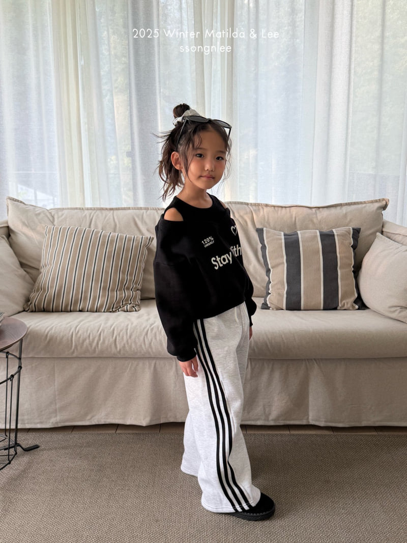 Matilda & Lee - Korean Children Fashion - #kidzfashiontrend - Triple Line Pants - 4