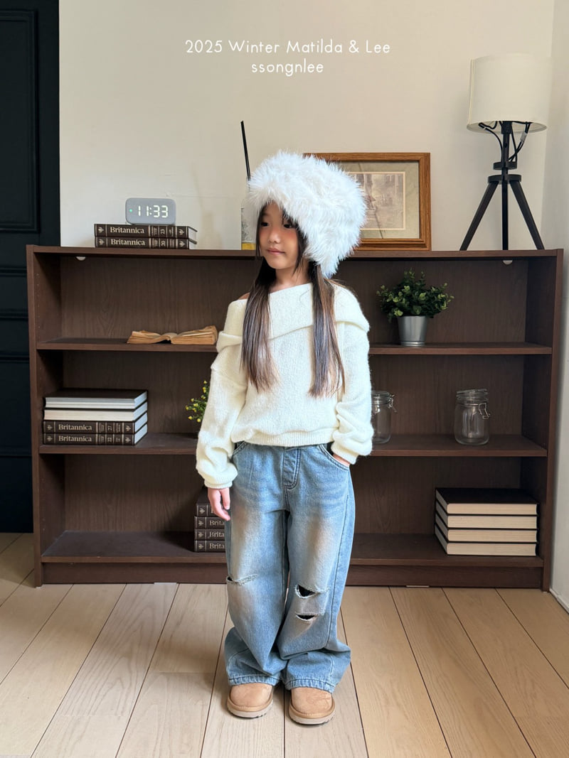 Matilda & Lee - Korean Children Fashion - #Kfashion4kids - Hood Off Knit - 9