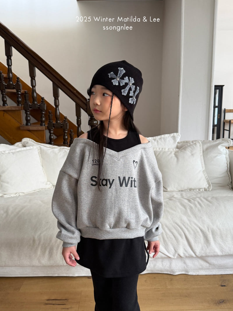 Matilda & Lee - Korean Children Fashion - #Kfashion4kids - With Slit Sweatshirt - 5