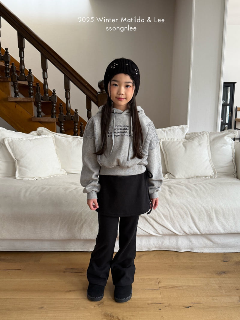 Matilda & Lee - Korean Children Fashion - #kidzfashiontrend - Bootcut Wrap Skirt - 4