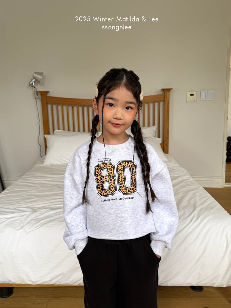 Matilda & Lee - Korean Children Fashion - #Kfashion4kids - Leo Crop Sweatshirt