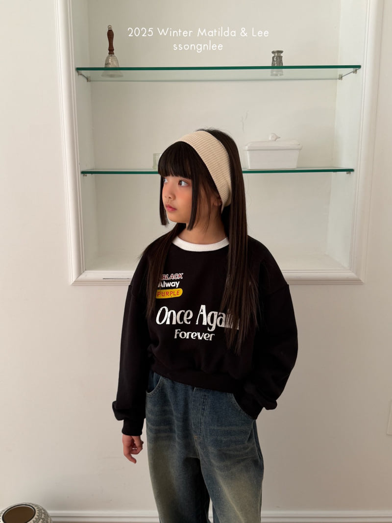 Matilda & Lee - Korean Children Fashion - #Kfashion4kids - Once Crop Sweatshirt - 12