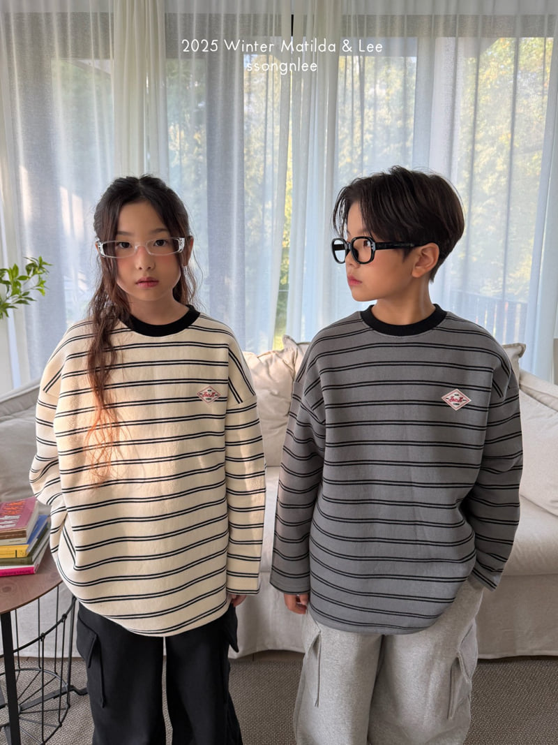 Matilda & Lee - Korean Children Fashion - #Kfashion4kids - Fair Label Stripe Tee - 10