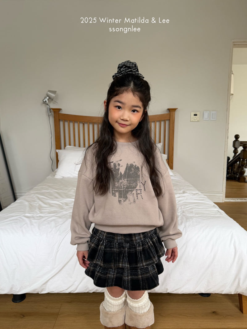 Matilda & Lee - Korean Children Fashion - #Kfashion4kids - Cubic Heart Sweatshirt