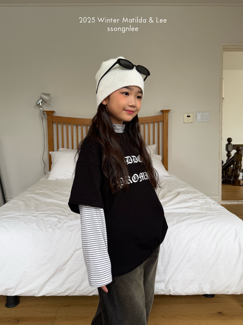 Matilda & Lee - Korean Children Fashion - #Kfashion4kids - Winter Hidden Short Sleeve Tee - 9
