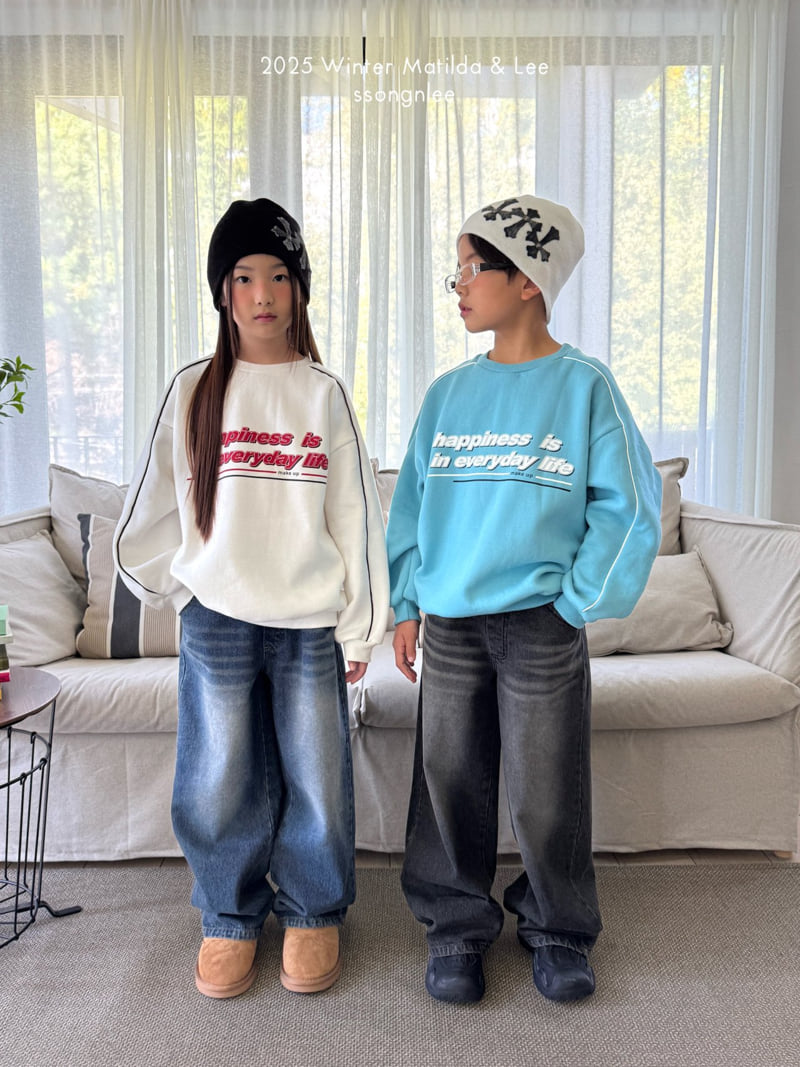 Matilda & Lee - Korean Children Fashion - #prettylittlegirls - Every Happy Sweatshirt - 4