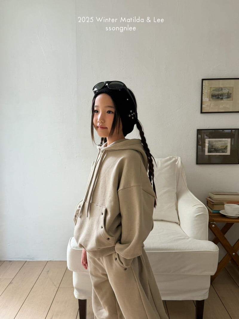 Matilda & Lee - Korean Children Fashion - #childofig - Eyelet Pig Hoodie - 7
