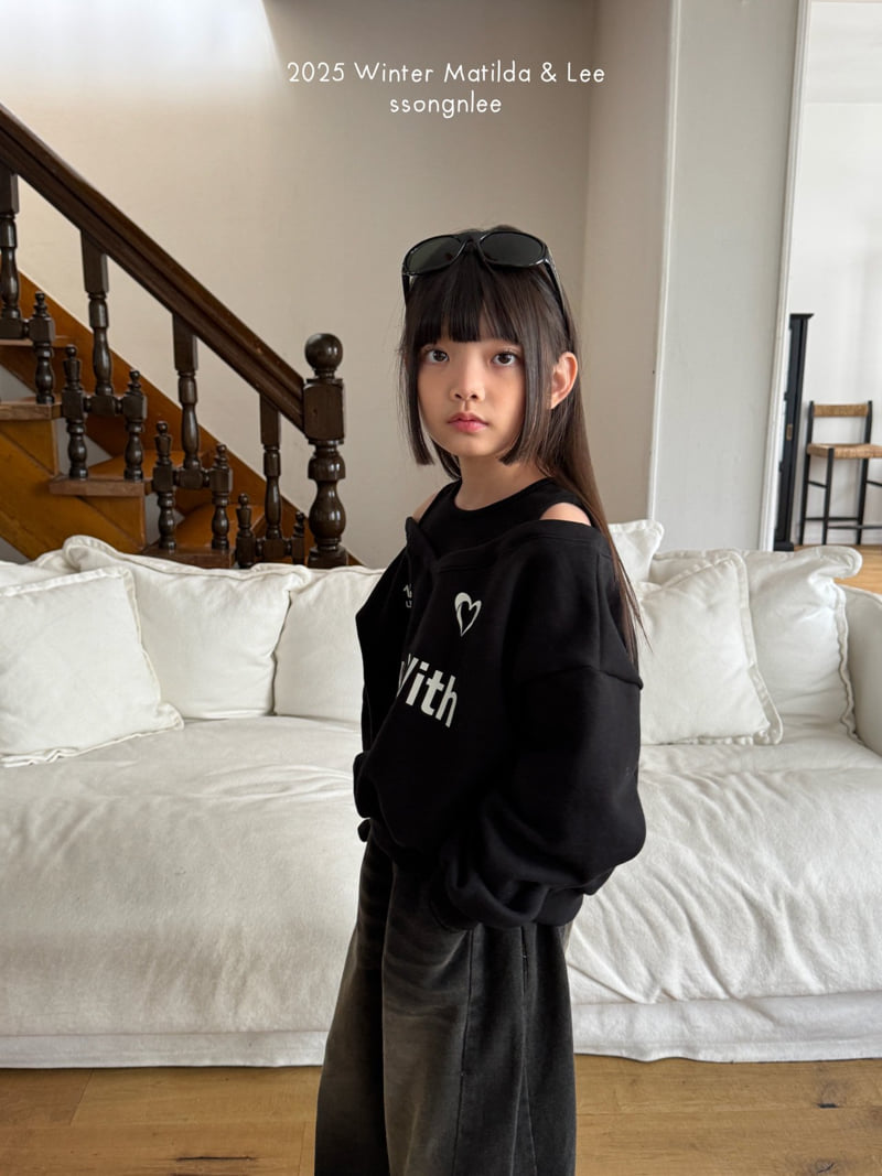 Matilda & Lee - Korean Children Fashion - #childofig - With Slit Sweatshirt - 10