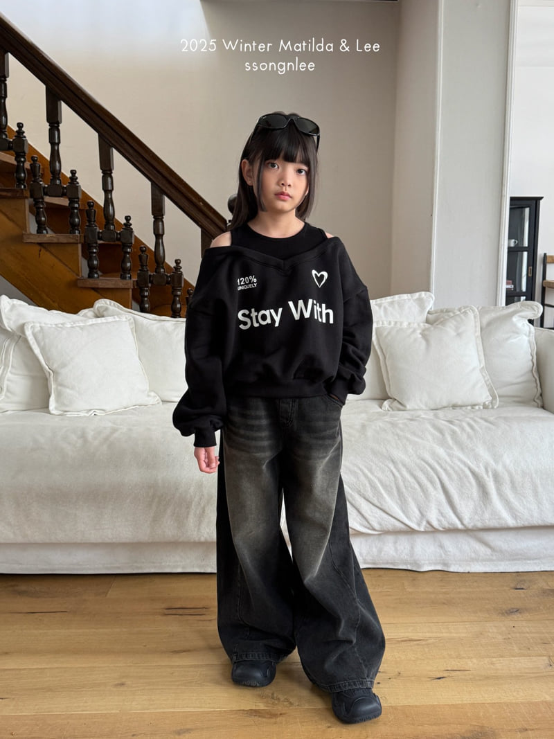Matilda & Lee - Korean Children Fashion - #childofig - With Slit Sweatshirt - 11